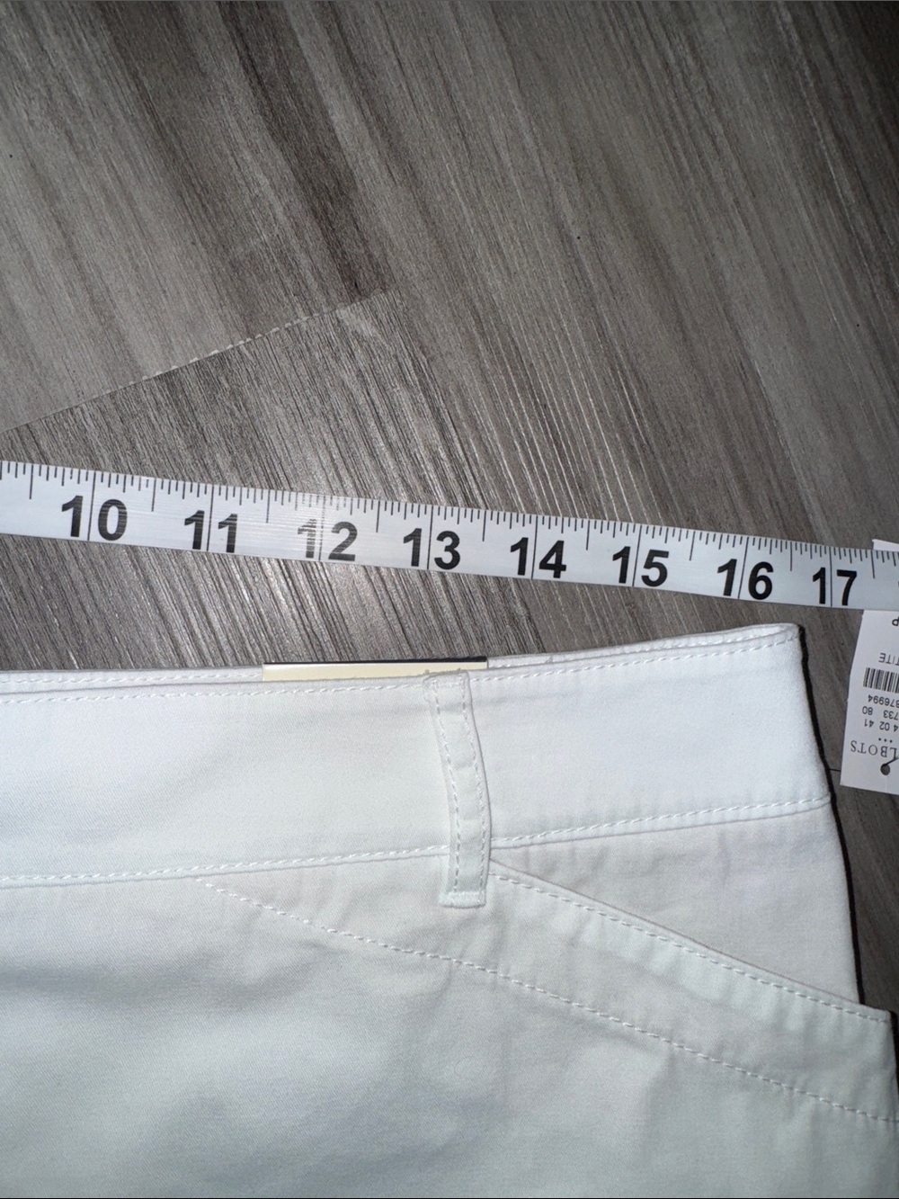 NEW Talbots 10 petite white shorts weekend twill women’s 6” summer resort wear - Picture 4 of 8